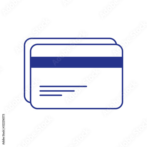 credit cards electronic isolated icon