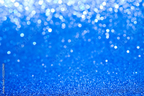 shine of blue glitter abstract background
