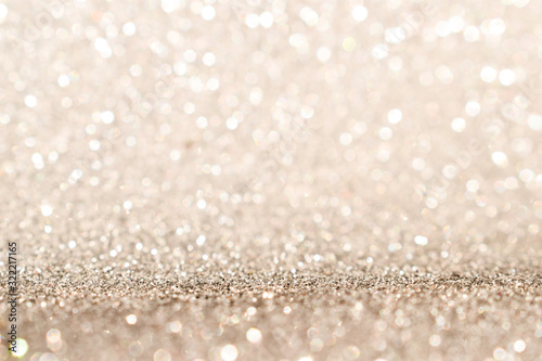 sparkle of silver bokeh light background