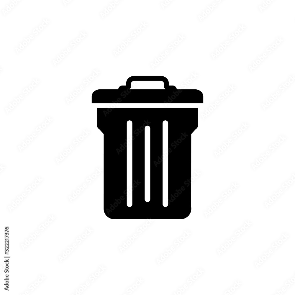 trash icon design vector logo template EPS 10 trash icon design vector logo template EPS 10