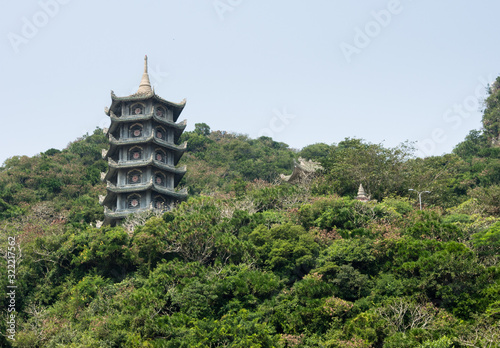 Buddhist pagoda in the Marble Mountains - Da Nang, Vietnam