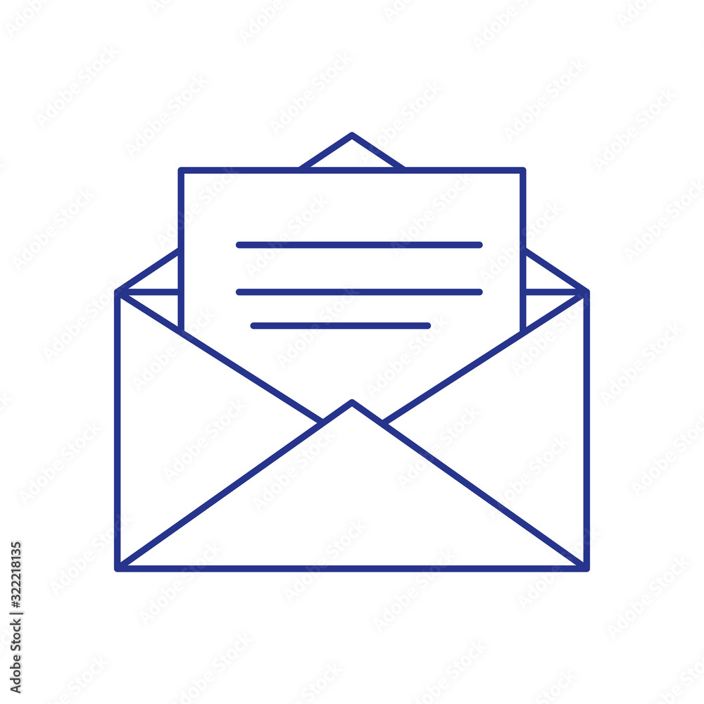 envelope mail communication isolated icon envelope mail communication isolated icon
