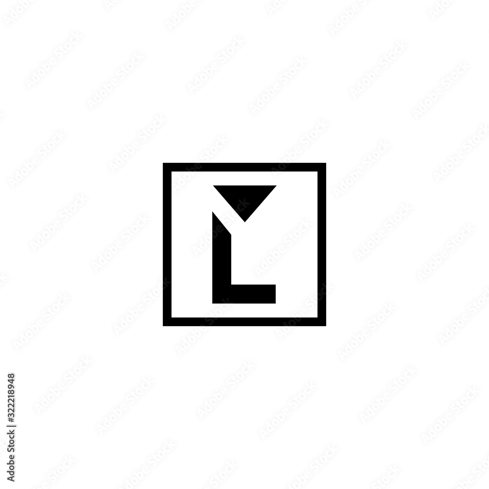 YL Y L Letter Logo Design with Creative Modern Trendy YL Y L Letter Logo Design with Creative Modern Trendy
