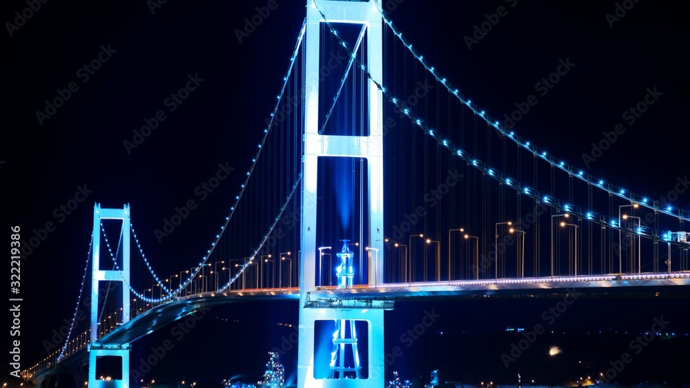 Fototapeta Piękny most łabędzi