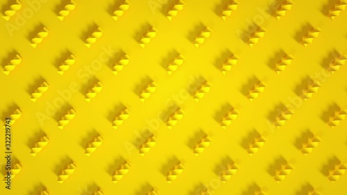 Vibrant Yellow Lego Block Patterns, Abstract Design, Studio Background, Digital Art, Close-Up Viewpoint