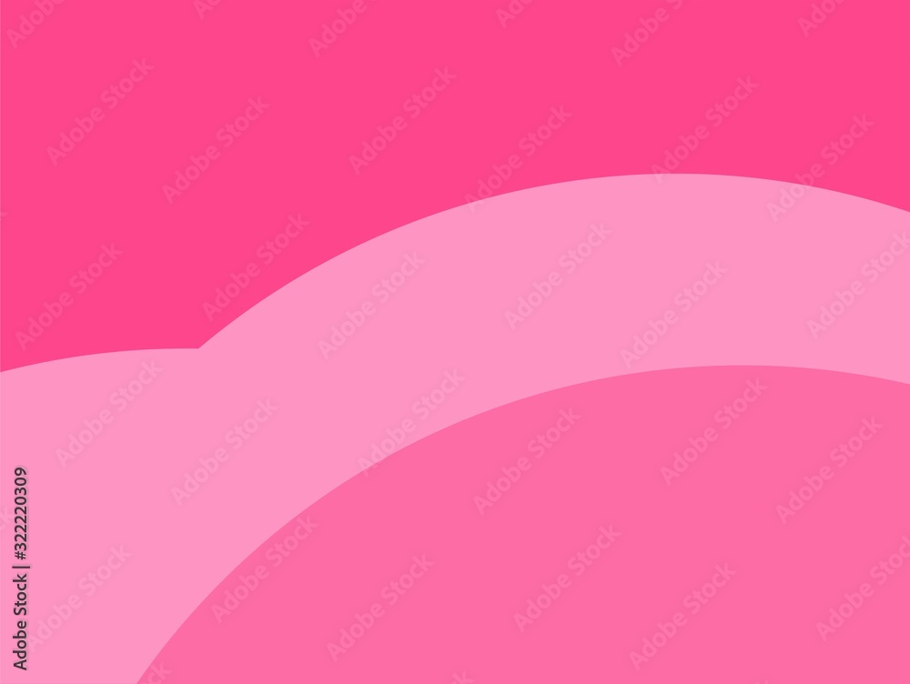 Colorful Art Pink, Abstract Modern Shape Background or Wallpaper