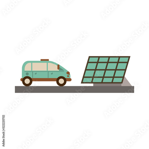panel solar with car alternative energy