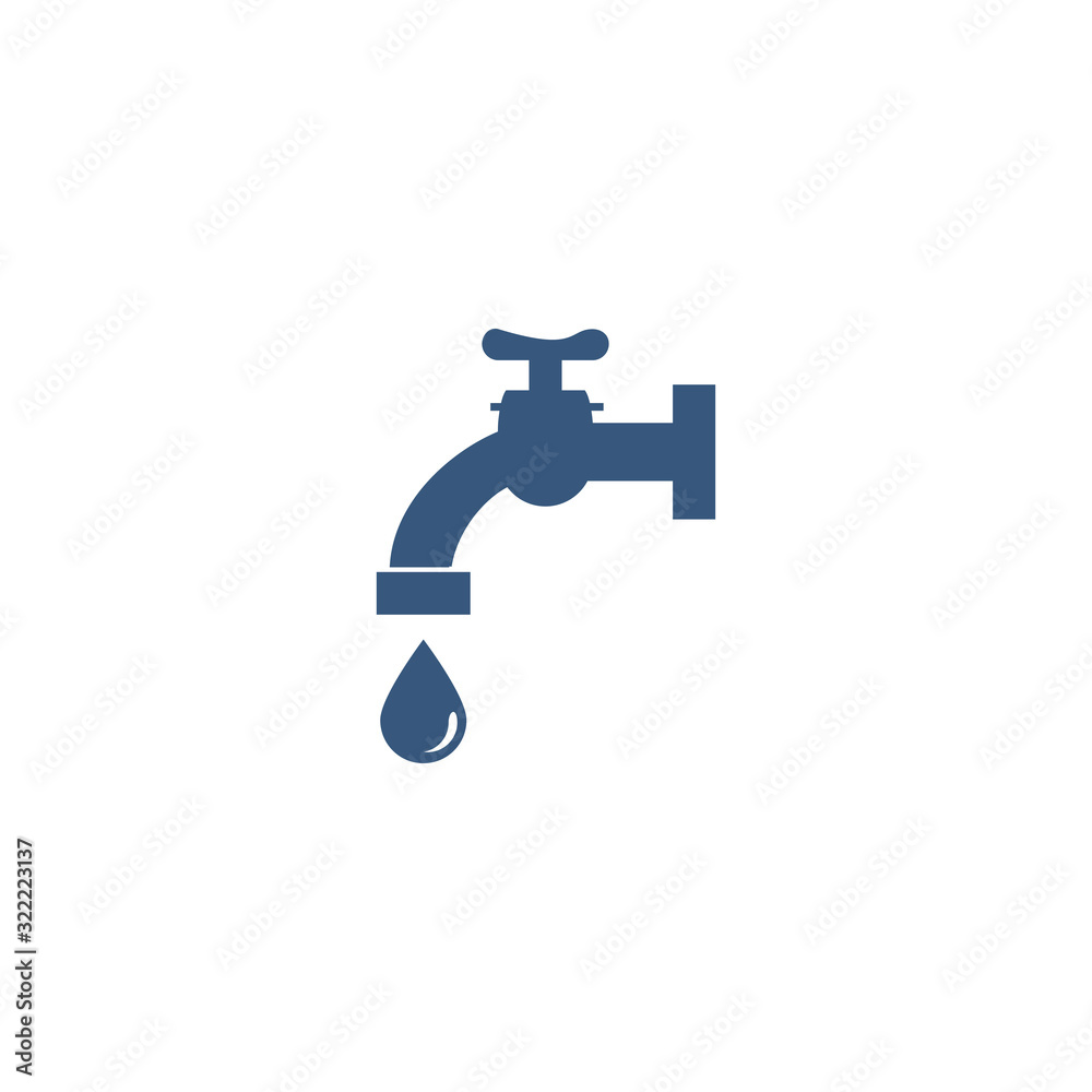 water faucet icon design vector logo template EPS 10 water faucet icon design vector logo template EPS 10