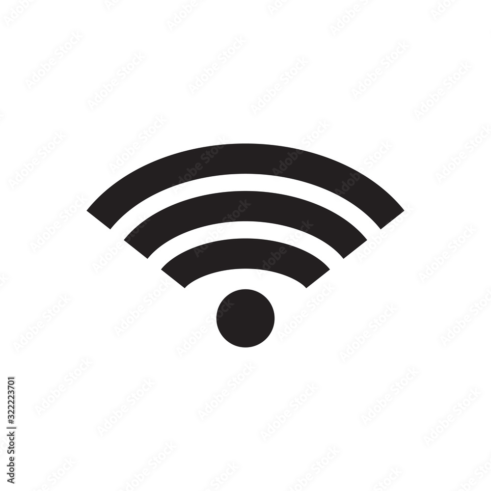 wi-fi signal icon design vector logo template EPS 10 wi-fi signal icon design vector logo template EPS 10