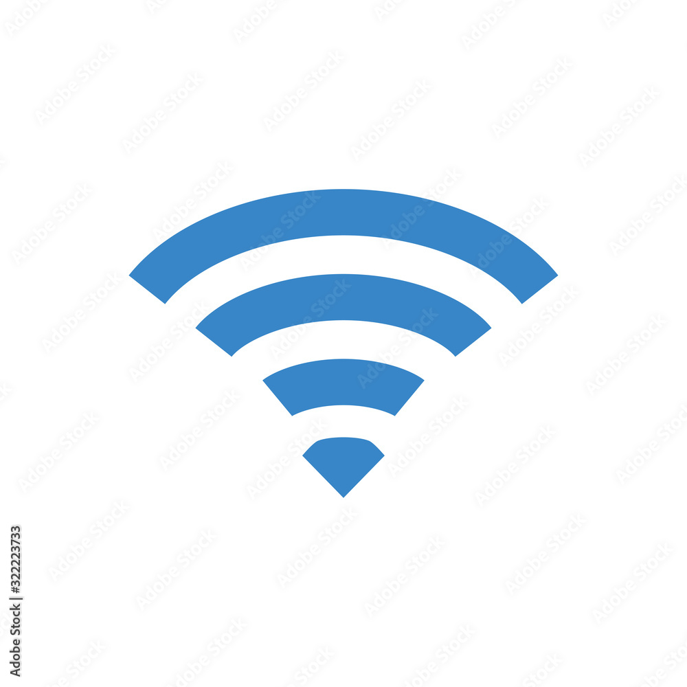wi-fi signal icon design vector logo template EPS 10 wi-fi signal icon design vector logo template EPS 10