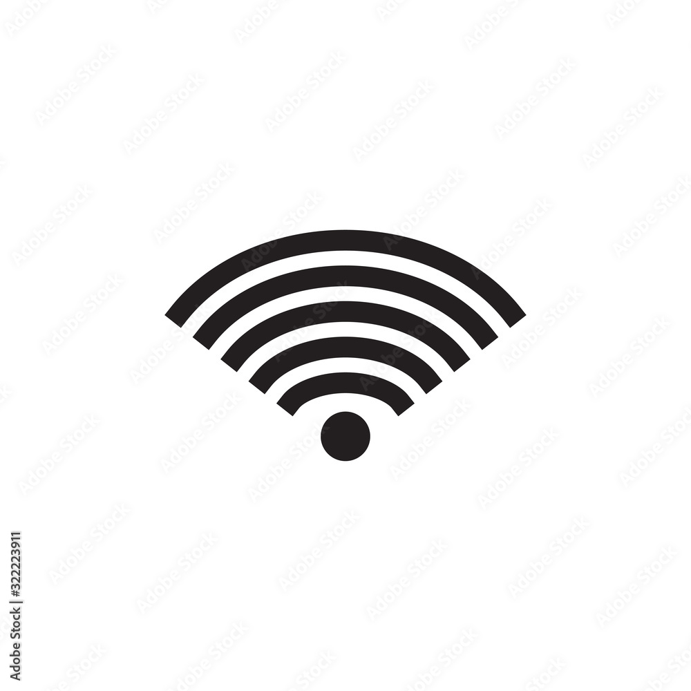 wi-fi signal icon design vector logo template EPS 10 wi-fi signal icon design vector logo template EPS 10