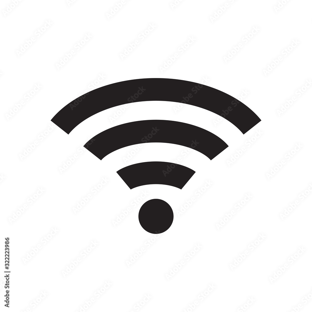 wi-fi signal icon design vector logo template EPS 10 wi-fi signal icon design vector logo template EPS 10