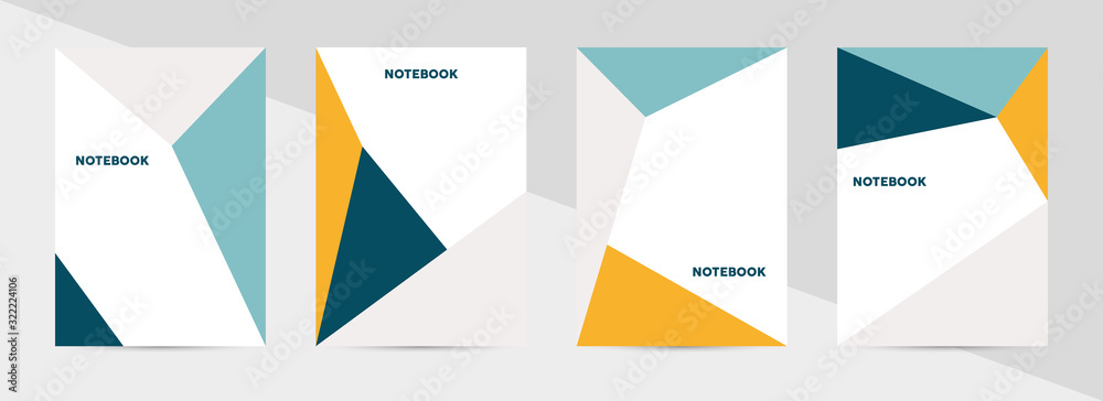 Book cover template, triangle background. Vector illustration. . Book cover template, triangle background. Vector illustration. .