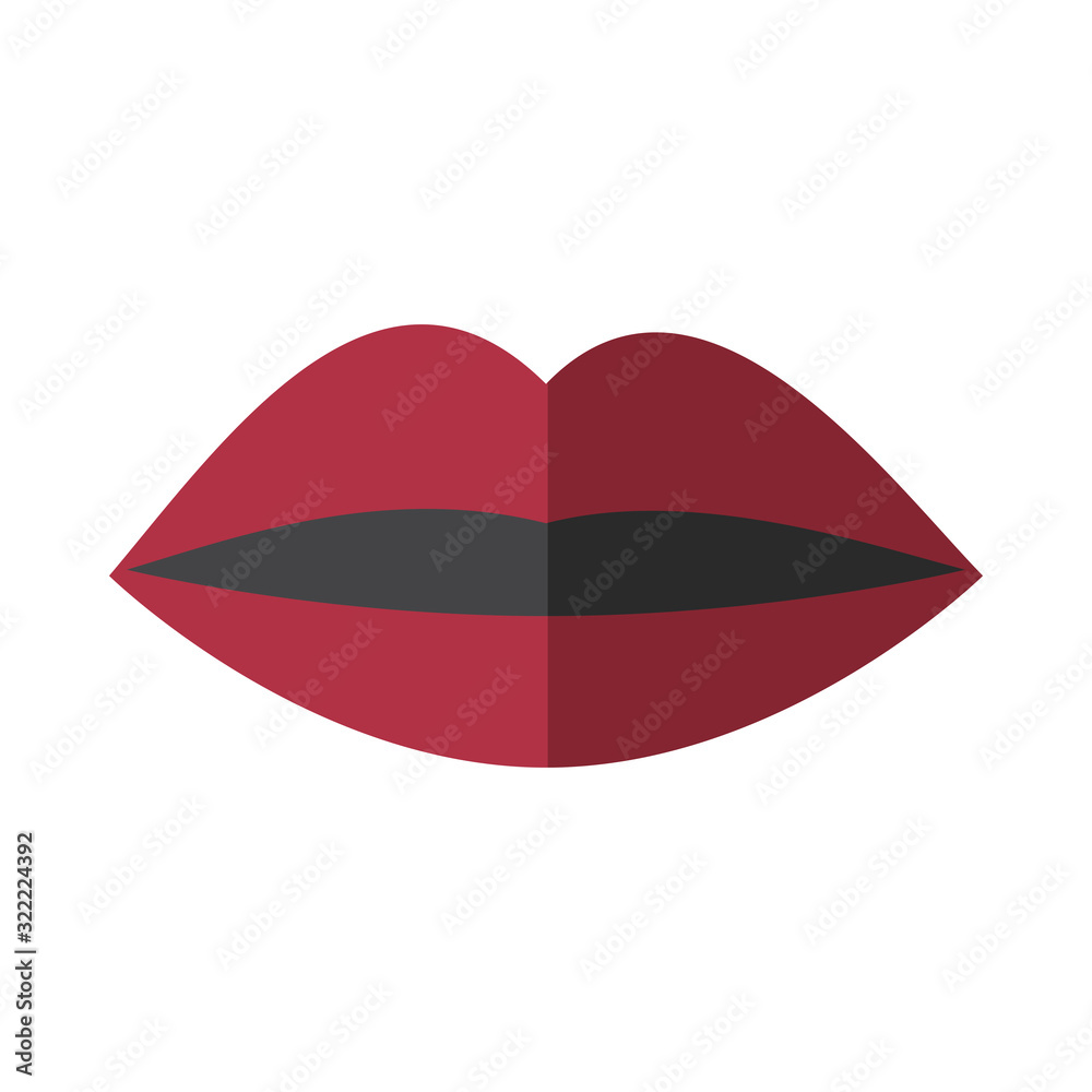 mouth female sexy isolated icon mouth female sexy isolated icon