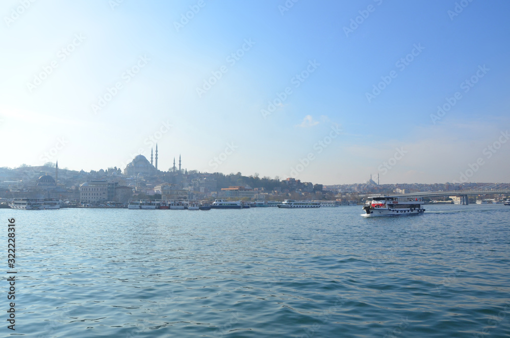A cruise across or along the Bosphorus is the best way to explore Istanbul skyline. 
