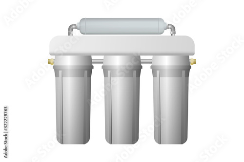Filter for multi stage water purification.