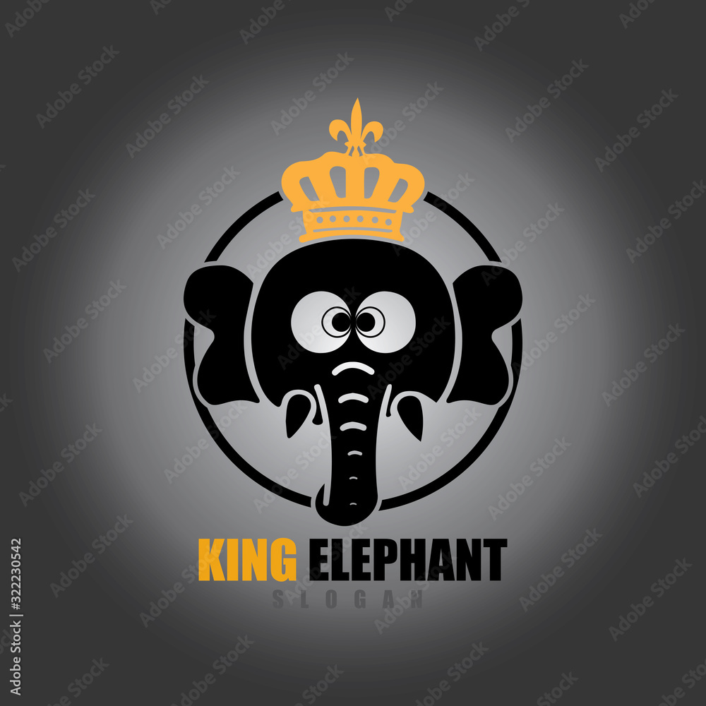 Elephant Logo Template Vector Illustration design Elephant Logo Template Vector Illustration design