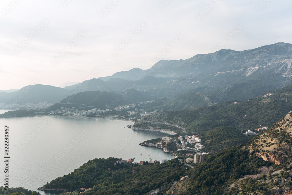 View of the Montenegrin coast