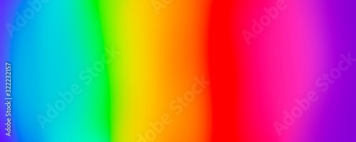 Rainbow abstract background. Paint   for holiday party, ribbon, ombre style. Unicorn inspiration. Seamless pattern photo