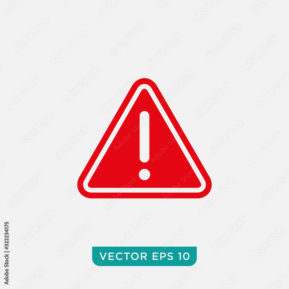 Warning Sign Icon Design, Vector EPS10 Warning Sign Icon Design, Vector EPS10