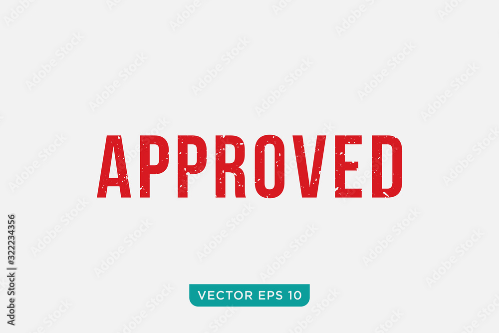 Approved Rubber Stamp Sign Icon Design, Vector EPS10 Approved Rubber Stamp Sign Icon Design, Vector EPS10
