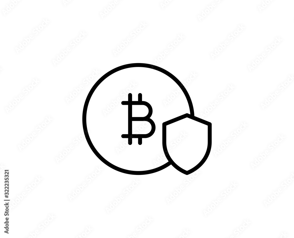 Obraz premium Finance line icon