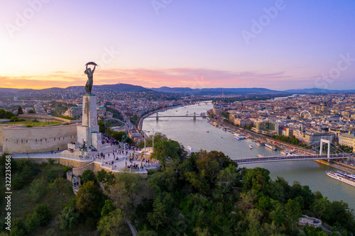 Photography Budapest city panorama