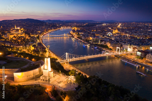 Budapest city panorama