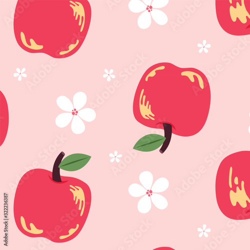 Sweet Red Apple Pattern