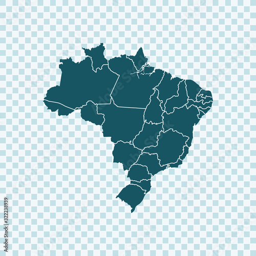 map of Brazil