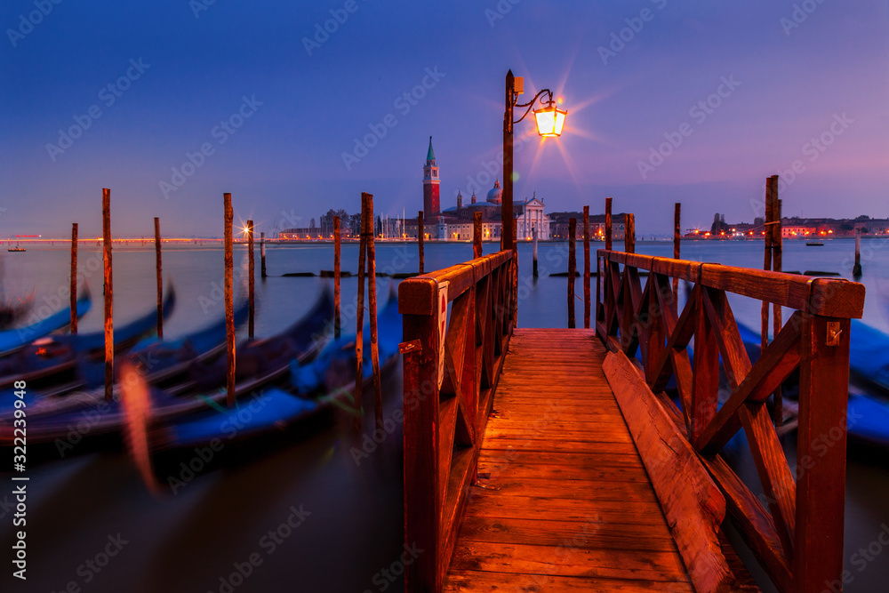 Romantic Venice at Twilight