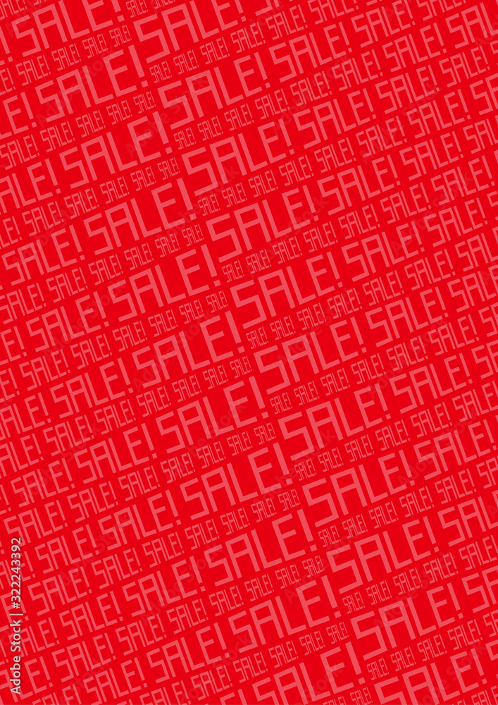 背景素材 縦 Sale セール 赤 Stock Vector Adobe Stock