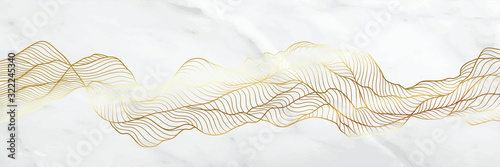 Golden line art deco luxury classic Pattern, Marble and vector arts shape wallpaper design, Wallpaper Warehouse, packaging, Vip wallpaper, premium texture with watercolour vector illustration. 
