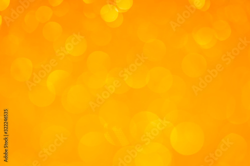 Abstract Golden glitter bokeh