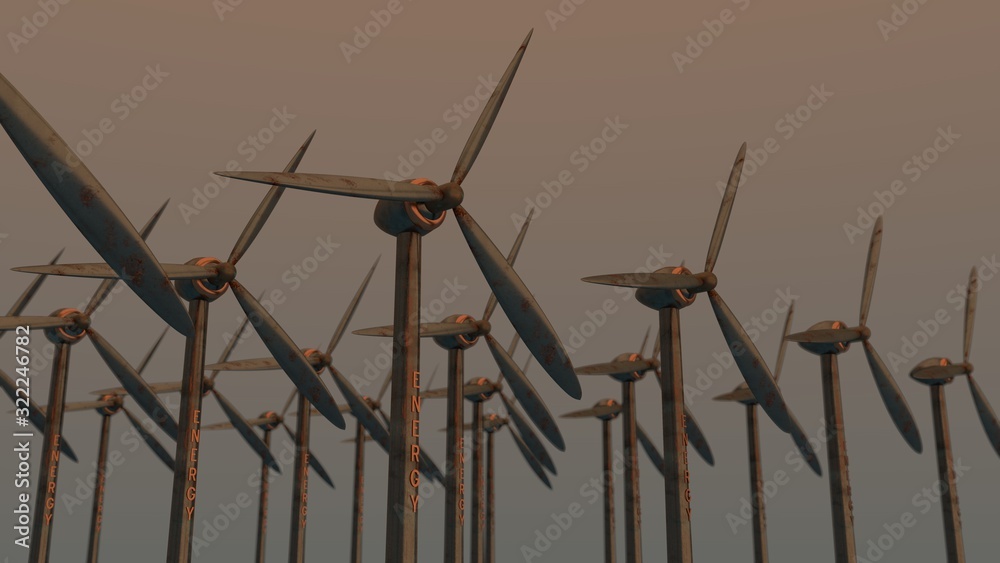 Fototapeta premium wind turbine