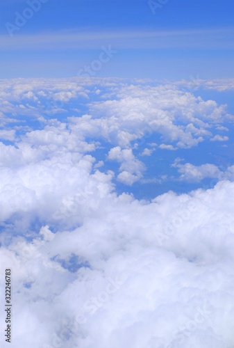 Fototapeta Naklejka Na Ścianę i Meble -  上空からの空景色　旅イメージ