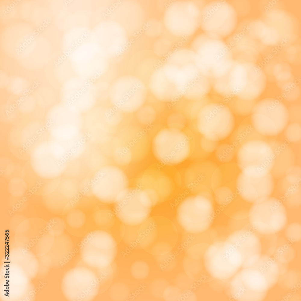 abstract blurred golden color background with light bokeh, design by vector illustration.