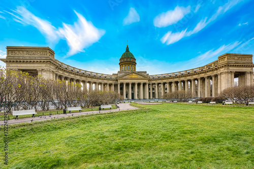 Kazan Temple - greatest architectural creation. Saint Petersburg.