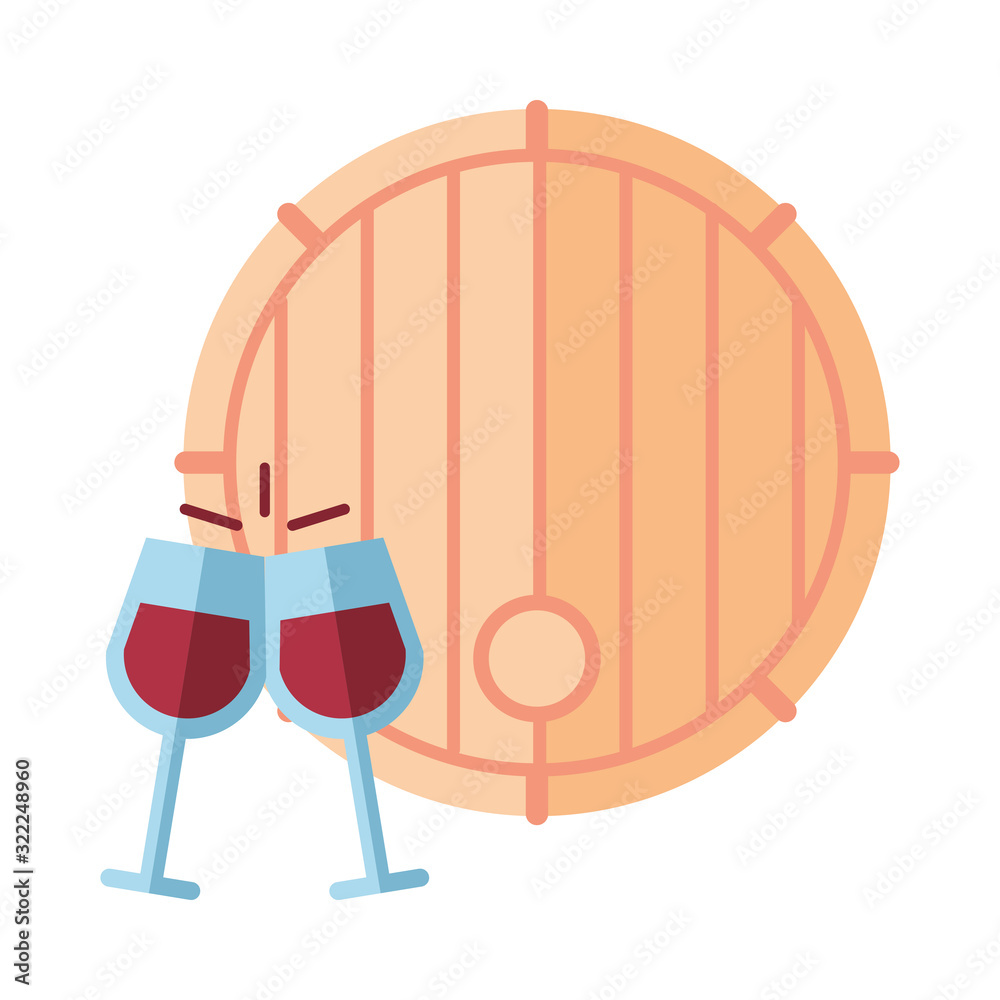 wine barrel drink and cups wine barrel drink and cups