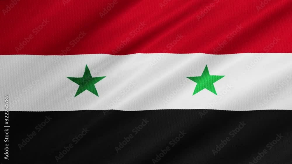 Flag of Syria Waving Background Flag of Syria Waving Background