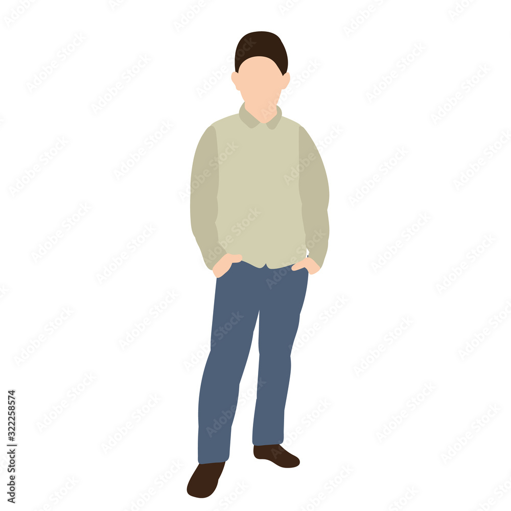 vector, isolated, silhouette of a boy, no face vector, isolated, silhouette of a boy, no face