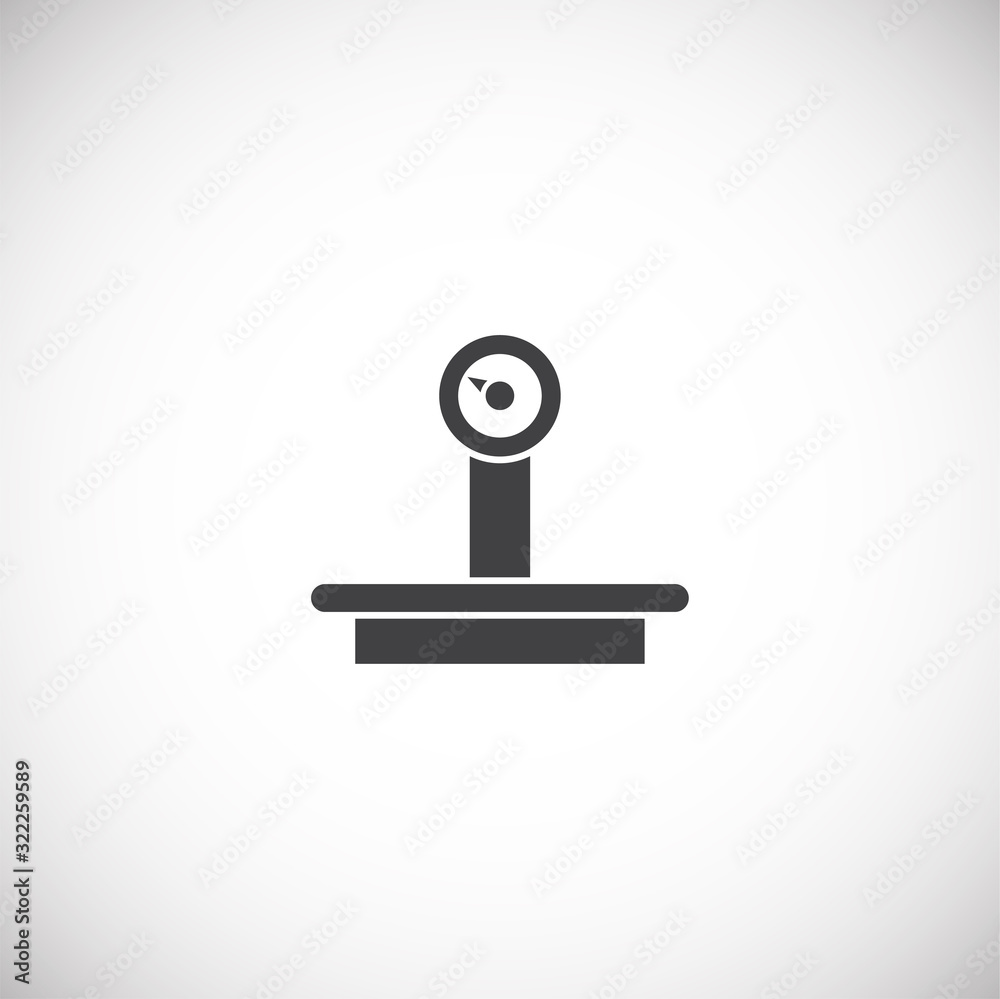 Scales related icon on background for graphic and web design. Creative illustration concept symbol for web or mobile app Scales related icon on background for graphic and web design. Creative illustration concept symbol for web or mobile app