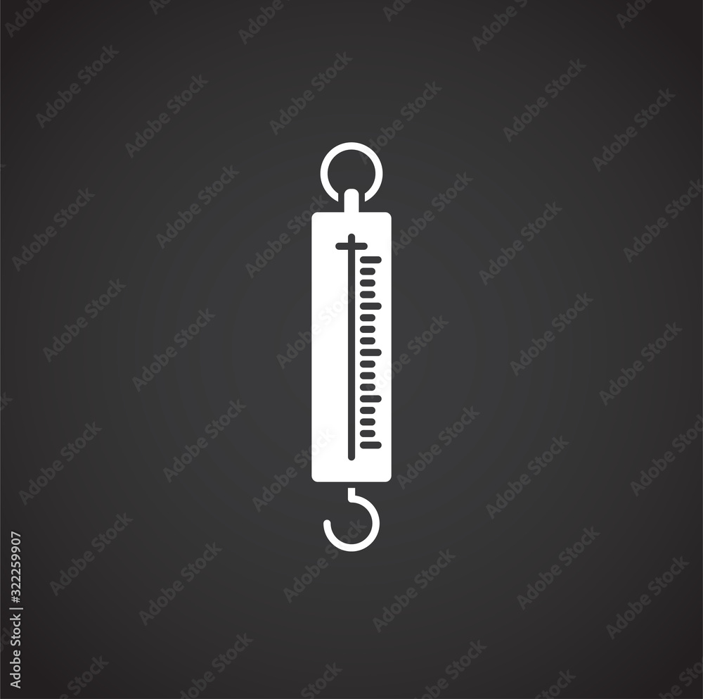 Scales related icon on background for graphic and web design. Creative illustration concept symbol for web or mobile app Scales related icon on background for graphic and web design. Creative illustration concept symbol for web or mobile app