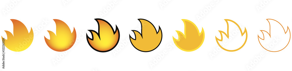 ICÔNE FLAMME