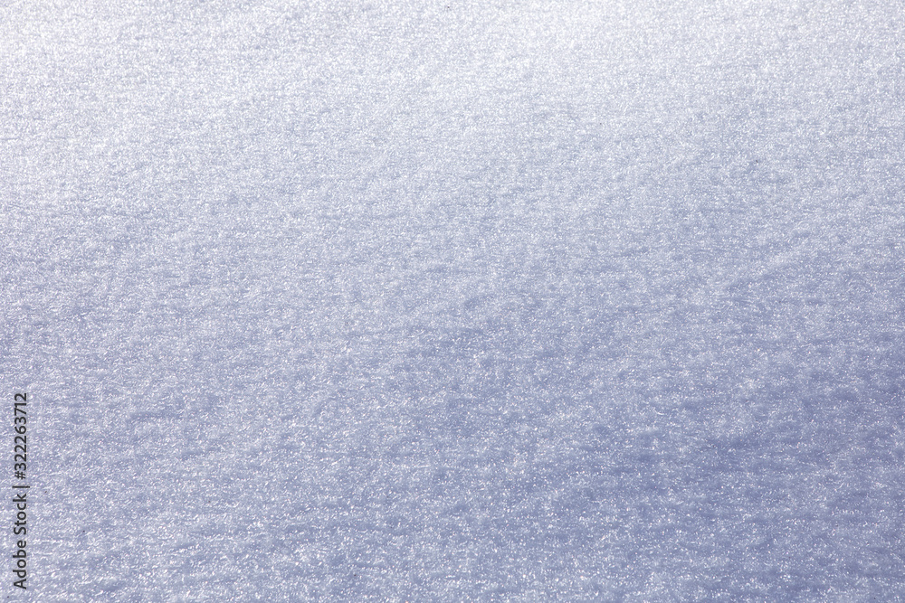 White snow texture. Empty background with smooth snow surface. White snow texture. Empty background with smooth snow surface.