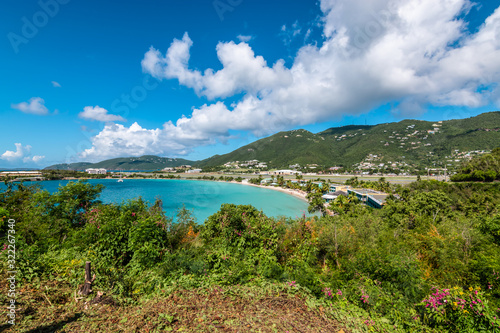Fototapeta Naklejka Na Ścianę i Meble -  Charlotte Amalie West, St Thomas, U.S. Virgin Islands. Panoramic view of the Island.