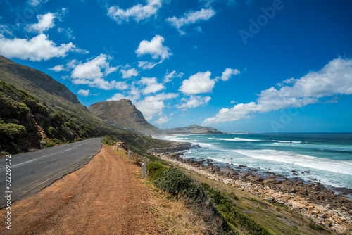 The coastline of the Cape Peninsula, South Africa