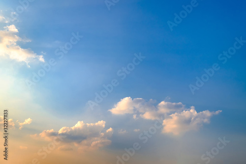 Twilight sky background with Colorful sky