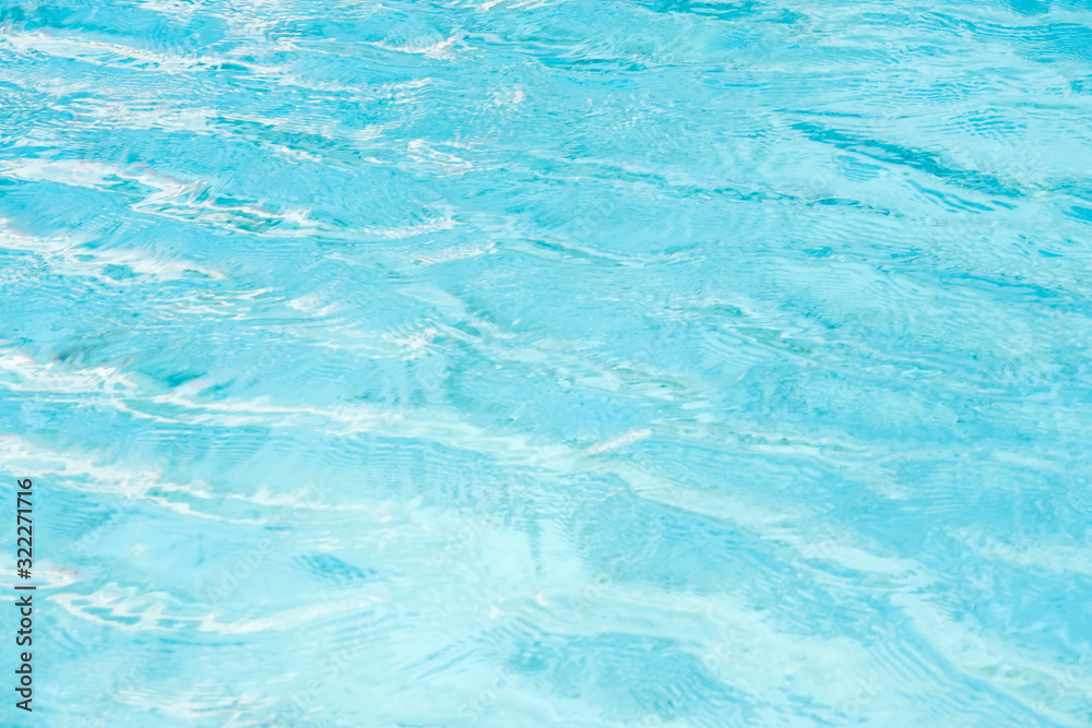 swimming pool water background a pure water surface blue ocean color
