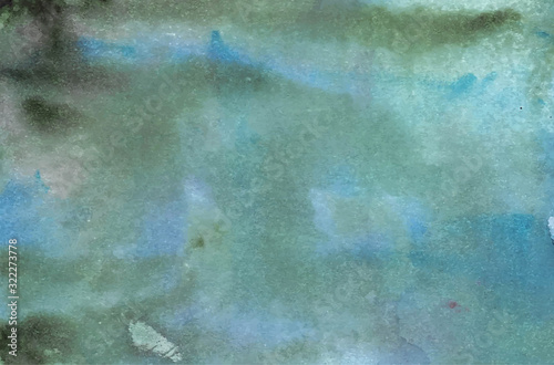 Wallpaper Mural green bryophyta texture hand painting watercolor Torontodigital.ca